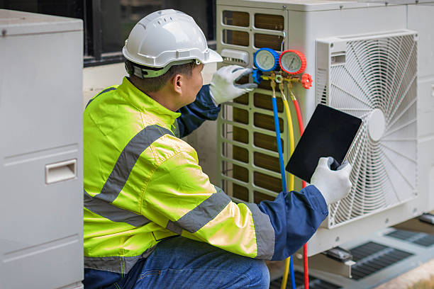 Professional Ductwork Repair technician working in Burlington, NC